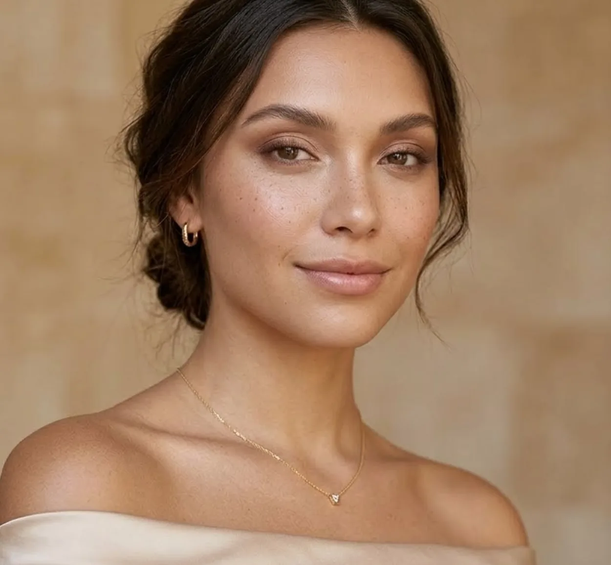 Maquillaje soft glam con acabado sofisticado